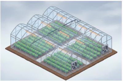 serre à travée multiple
