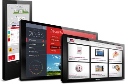 Interface d’affichage dynamique sur écrans numériq