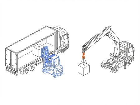Modes de livraison logistique masse béton