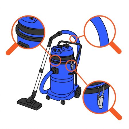 Contrôles avant démarrage aspirateur pro