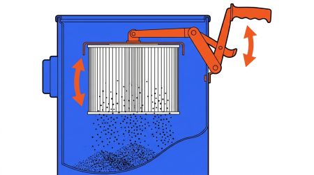 Décolmatage manuel filtre aspirateur