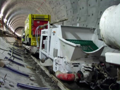 Pompes à Béton Stationnaires sur Rail 