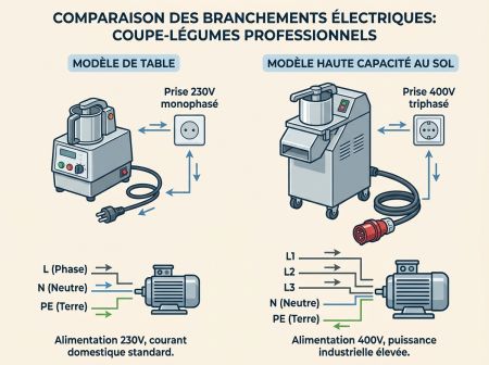 Moteur coupe-légumes professionnel