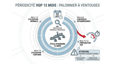 Périodicité VGP 12 mois palonnier à ventouses