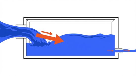 Rôle tampon d'un bassin d'orage