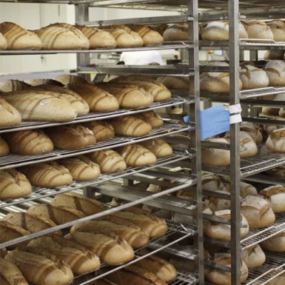Produits de boulangerie d'une chambre de fermentat
