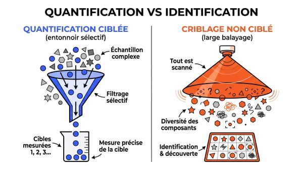Différence entre quantification et identification