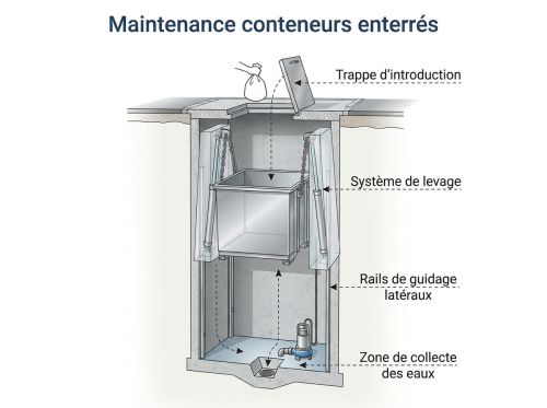 Maintenance conteneurs enterrés