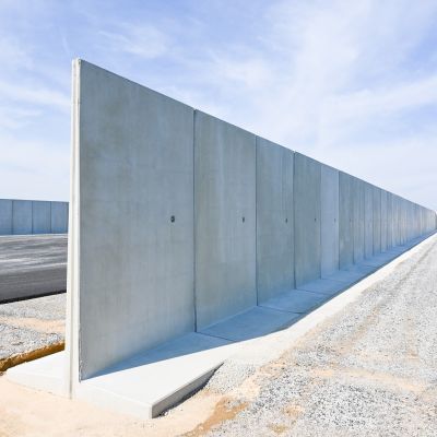 mur en T préfabriqué