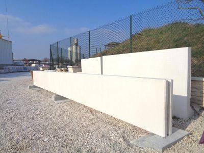 mur préfabriqué en béton