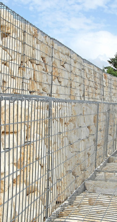 Mur de soutènement en gabion : structure, pose et avantages