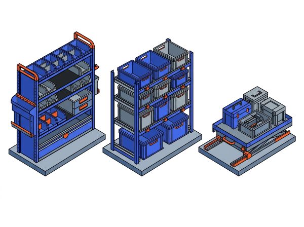 Comparatif modules logistiques pour utilitaire