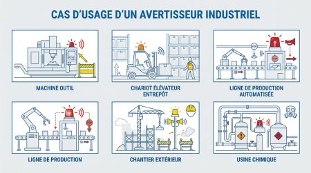 Cas d'usage d'un avertisseur industriel