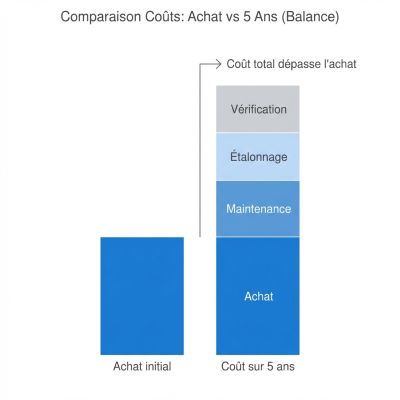 Comparatif prix d’achat et coût total sur 5 ans d’