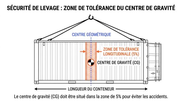 Centre de gravité plan chargement