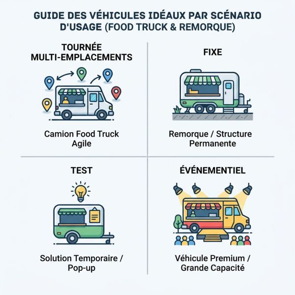 Scénarios food truck ou remorque