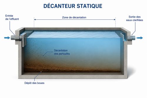 décanteur statique