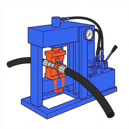 Sertissage de flexible hydraulique