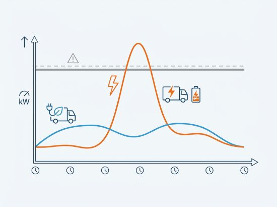 Impact du smart charging sur puissance borne