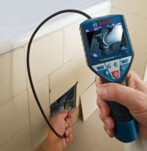 Camera d'Inspection Canalisation Sans Fil, Endoscope 20m Wifi Professionnel  Camera Plombier avec DVR Fonction, Caméra d'Égout avec 7 Écran pour