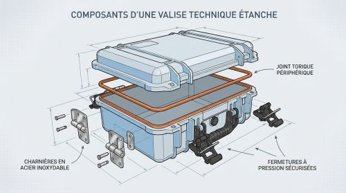 Composant valise étanche