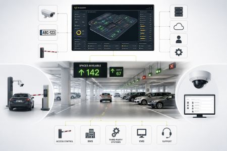 Système de gestion de stationnement intelligent