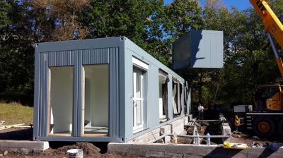 Construction modulaire sur longrines Construction modulaire sur longrines
