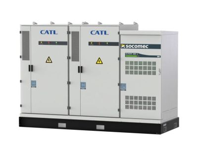 Socomec système de stockage d'énergie par batterie Socomec système de stockage d'énergie par batterie