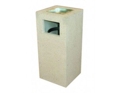 cendrier corbeille en béton