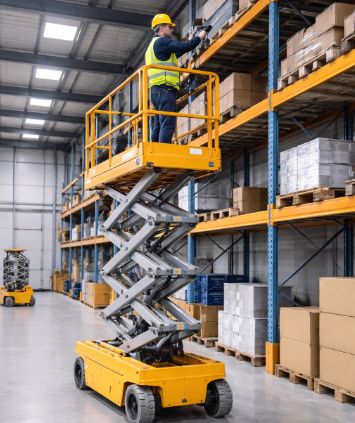 nacelle ciseaux électrique