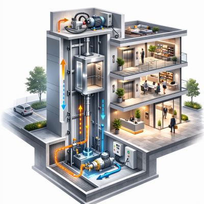 ascenseur hydraulique