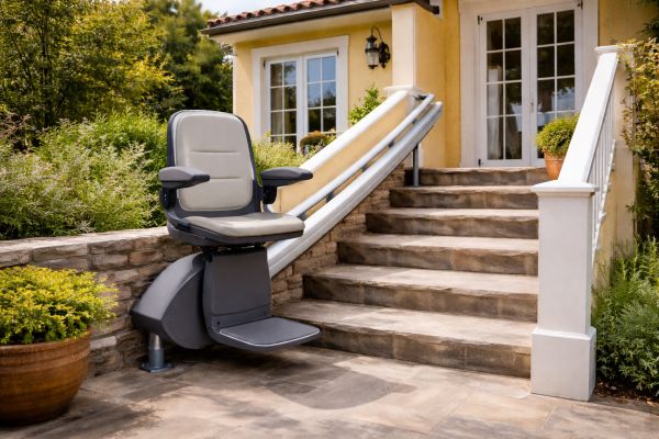 aides monte-escalier extérieur