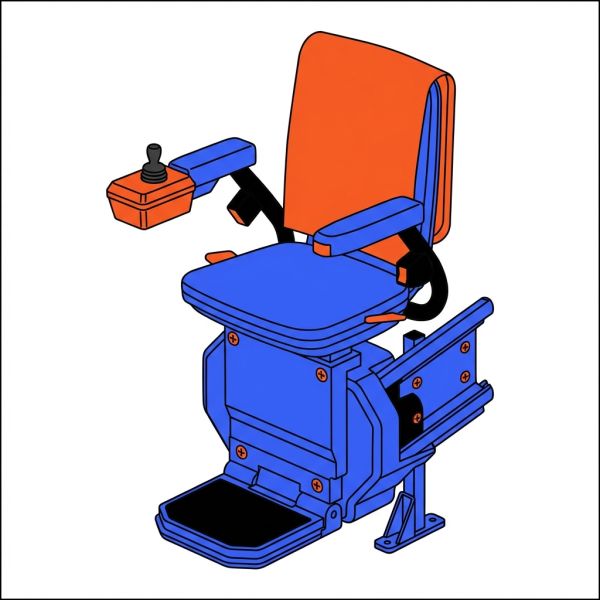 Composants résistants monte-escalier extérieur.