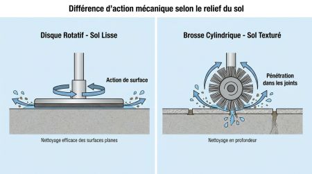 Disque ou rouleaux autolaveuse