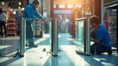 Comment installer une portique antivol ?