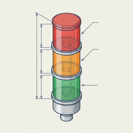 Colonne lumineuse Andon industrielle
