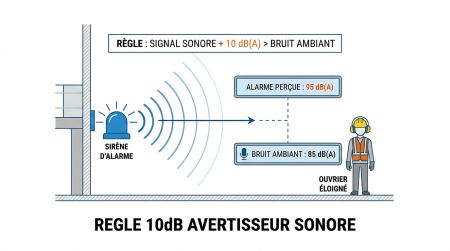 Regle 10dB avertisseur sonore