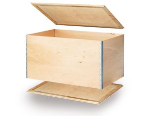caisse palette logistique industrielle