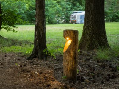  borne en bois flexible