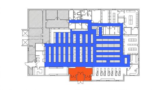Plan zones nettoyage robot