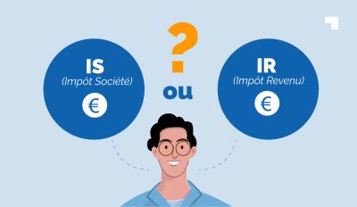 Impôt Revenu ou Impôt Société illustration