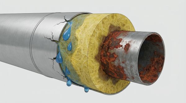 Corrosion sous isolation tuyauterie