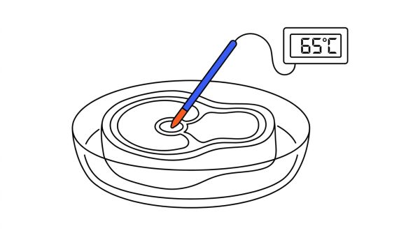 Mesure à cœur avec sonde