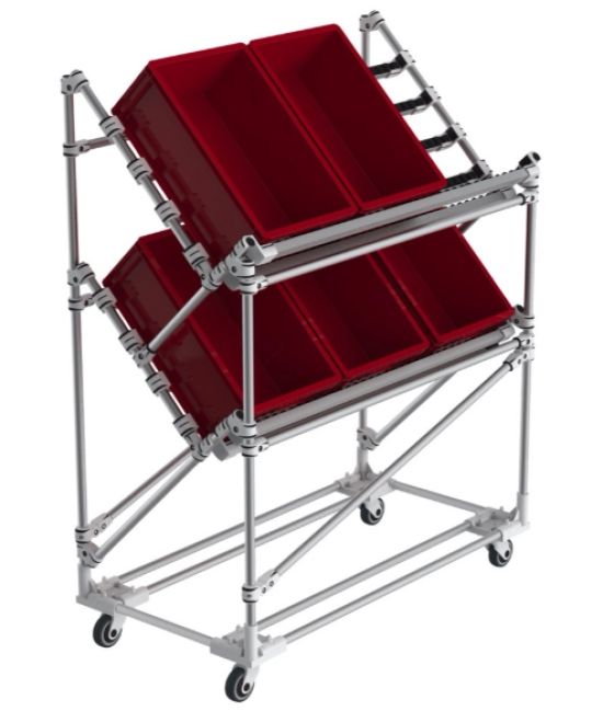 Chariot logistique de commande