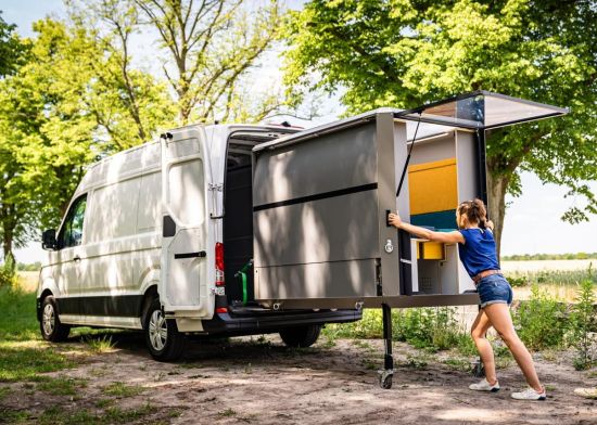 module de rangement amovible pour utilitaire