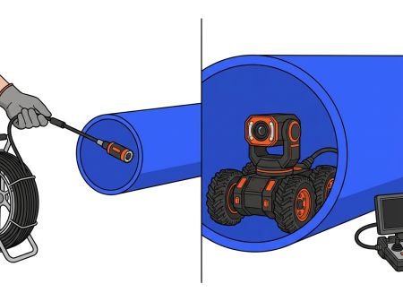 Caméra jonc vs robot inspection vidéo