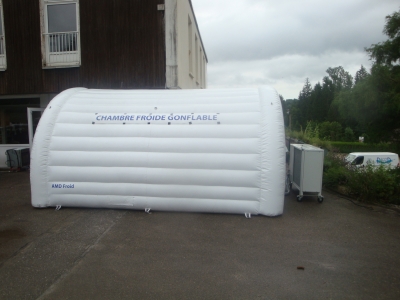 Chambre froide gonflable