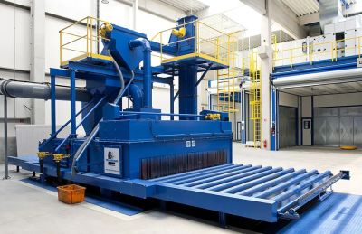 grenailleuse à turbine