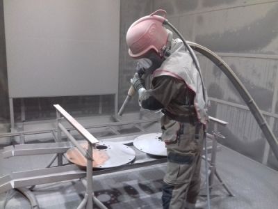 procédé de sablage et grenaillage