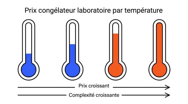 Prix congélateur laboratoire par température